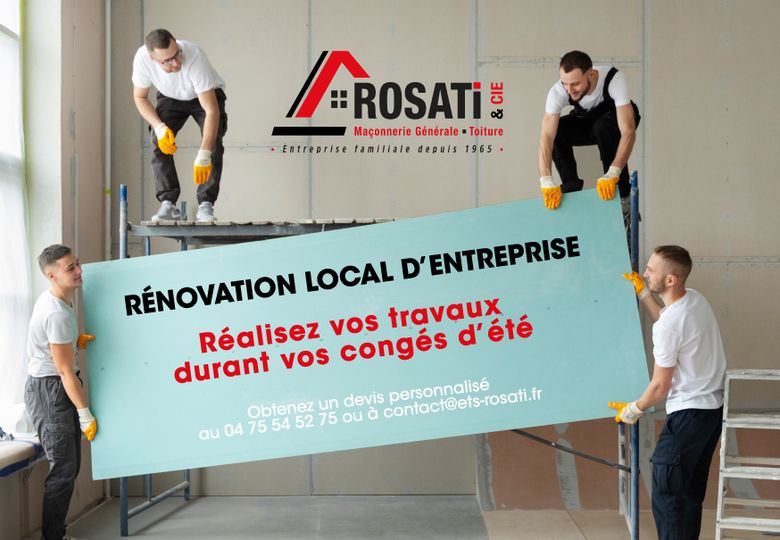 artisans maçons rénovation bureaux d'entreprise