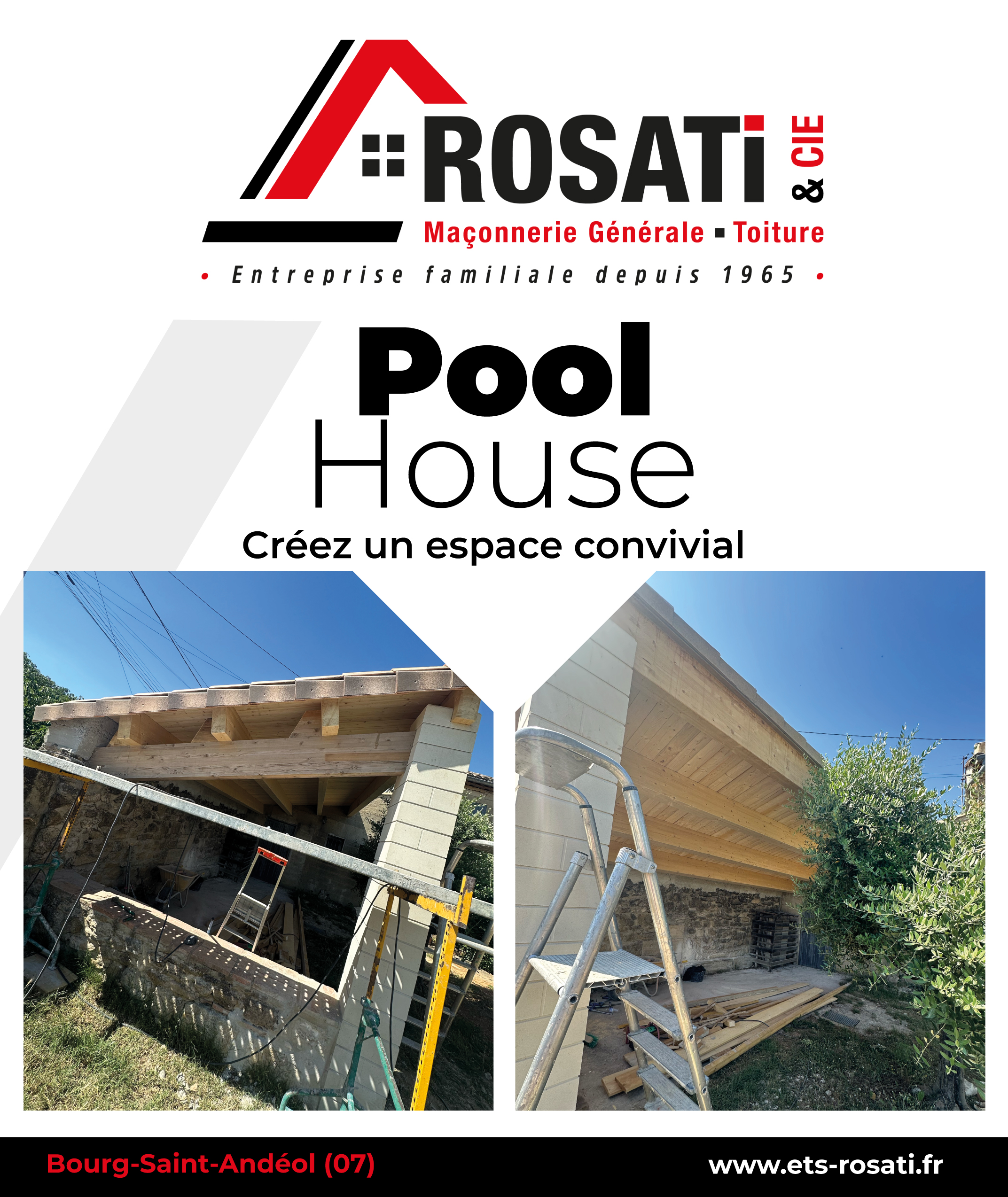 Construction de pool house